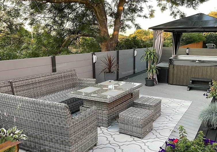 Necowood เปิดตัวแผงรั้ว WPC สำหรับพื้นที่กลางแจ้งที่มีสไตล์และยาวนาน