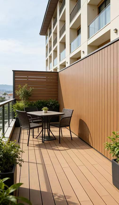 ตรวจสอบในโมร็อกโก: บอร์ด WPC NECOWOOD – ทนความร้อน กันทราย และทนทาน