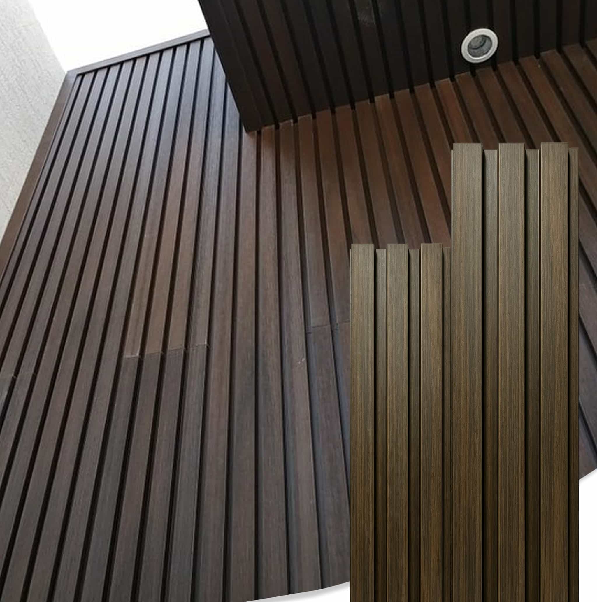 แผ่นผนังภายนอกอาคาร ASA Co-Extrusion ป้องกันการซีดจาง