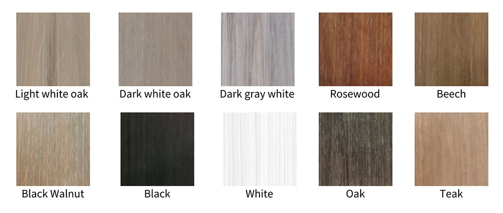 A Range of Colors to suit Your Needs