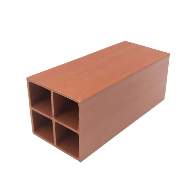 การติดตั้ง Wood Grain Quick WPC Square Tube